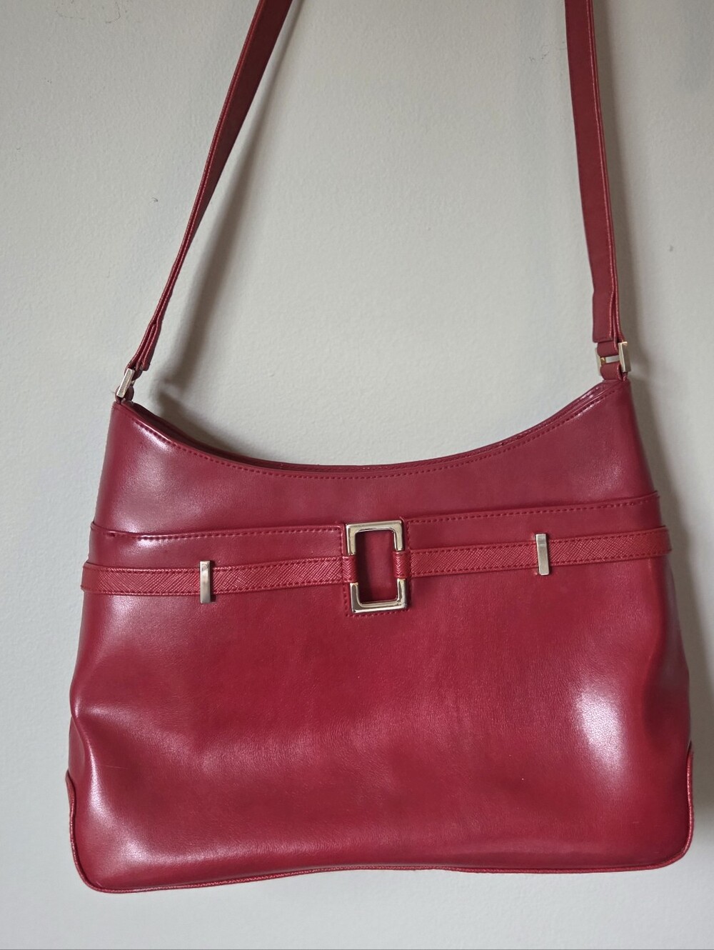 Classic Red Shoulder Bag